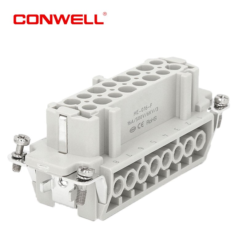 500V 16A Heavy Duty Connector Harting Han Type 16 Pin Male And Female Connector