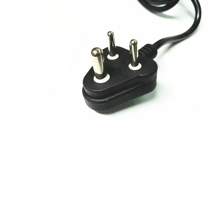 Computer power cord AC south africa India 6A 250V 3 pin plug BS546 to C13 C19 IEC 60320 C5 C7 Connector Extension power cable