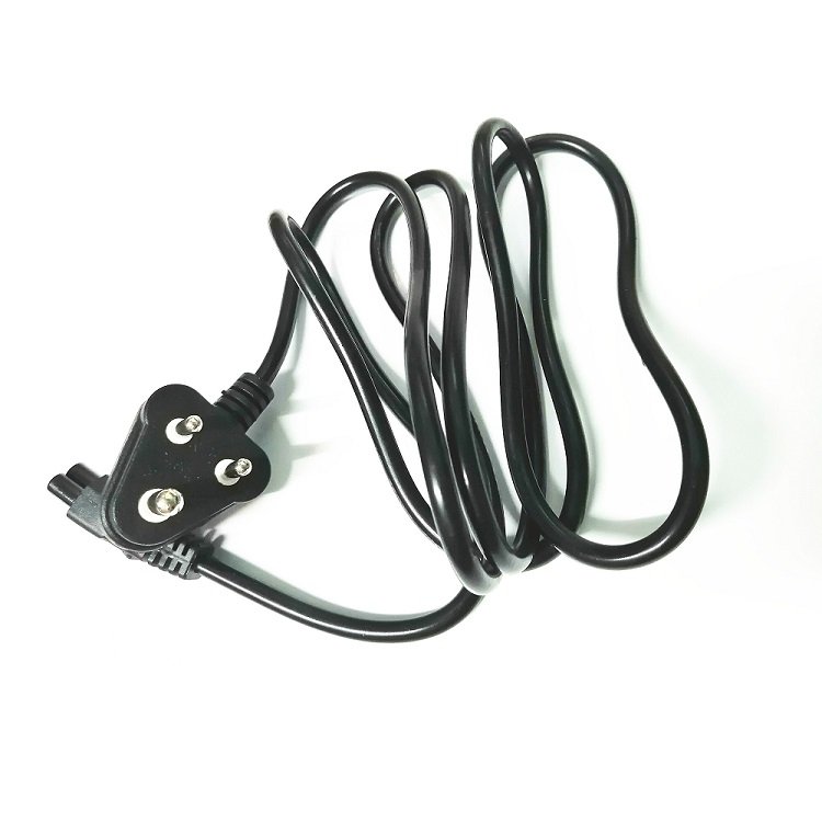 Computer power cord AC south africa India 6A 250V 3 pin plug BS546 to C13 C19 IEC 60320 C5 C7 Connector Extension power cable