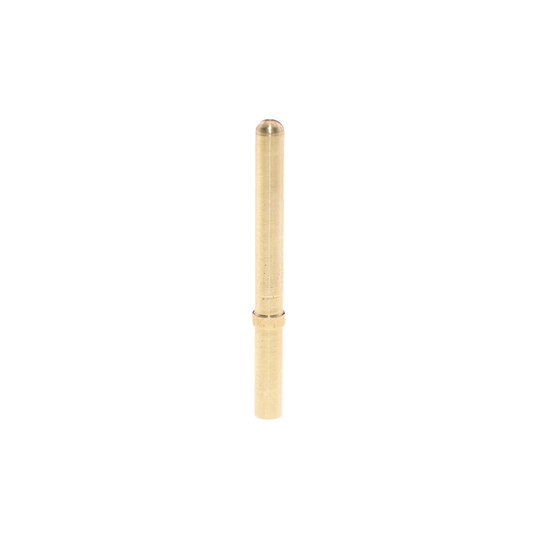 Factory Direct Turned Parts Electroplated Nickel Brass Contact Pin Connector 2.35mm Solid PIN Male Terminal