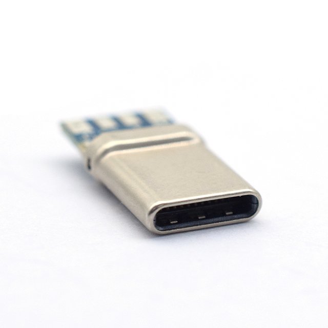factory wholesale usb type c male connector 24 pin cable connector micro electronic pin male connector 3A 20V