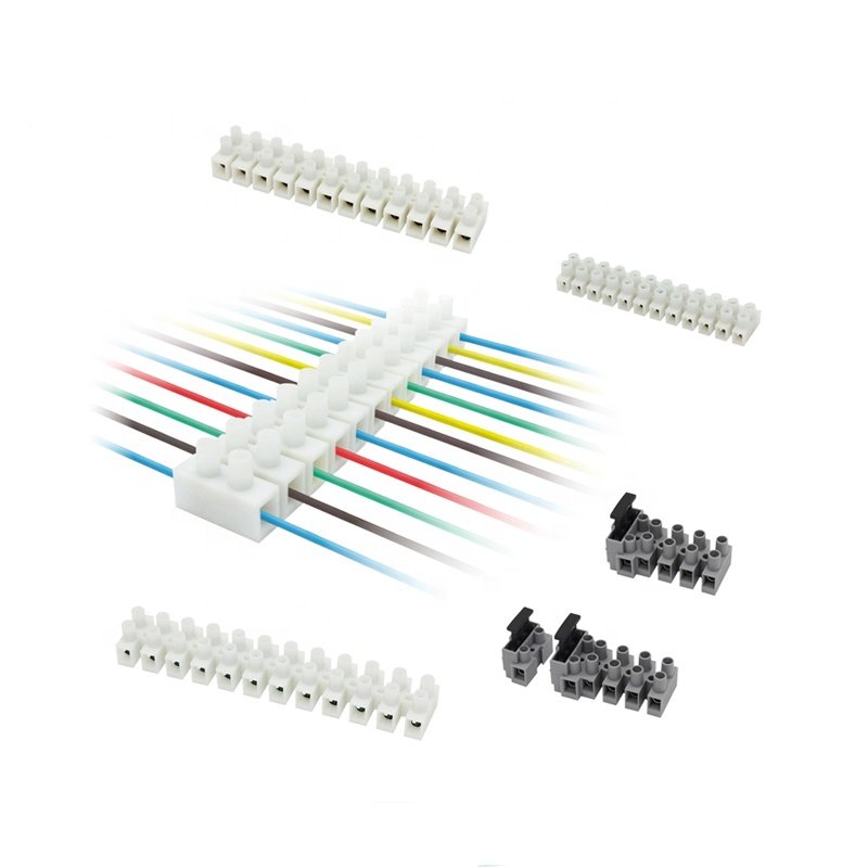 DG8HS KF8H panel connector 8.2mm pitch 12 poles 300V 20A feed through terminal block for lamp lighting