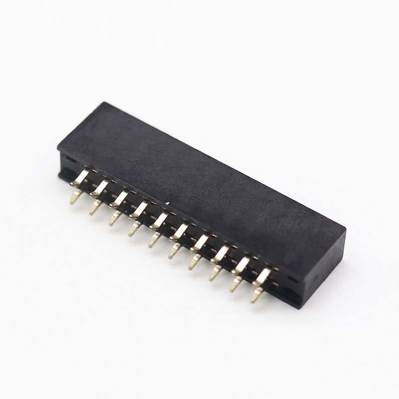 Hot sale spacing 2.54mm 2~40pins Single Dual Row SMT Type SMD Female Pin Header PCB Pin Header Female Header dual row connector