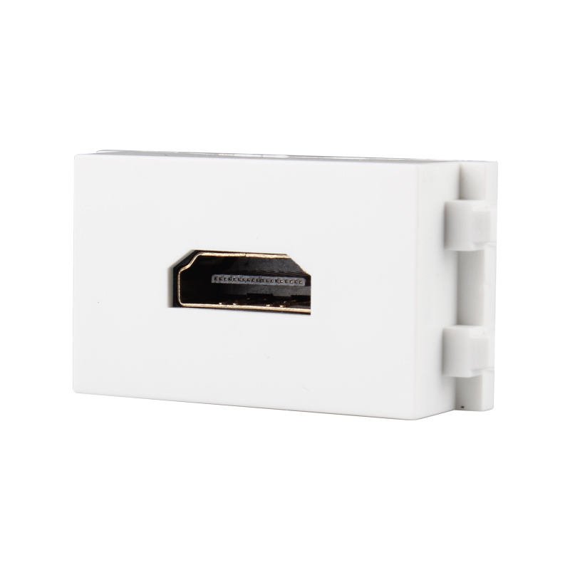 128 Type 2.0 HDTV Faceplate Coupler HDTV Modules Keystone Wall Socket Connector Wall Plate Wall Switch For Faceplate