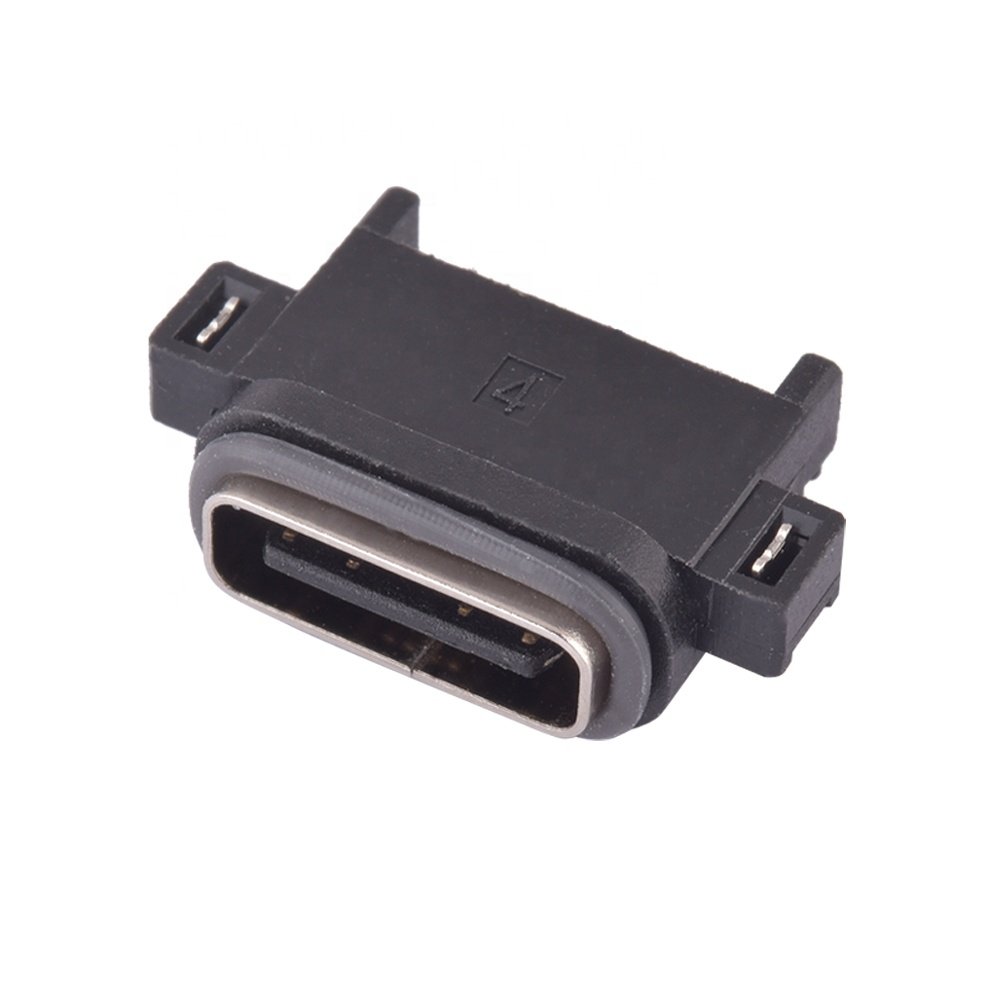 USB Type-C 16Pin Female Waterproof Connector USB C Port