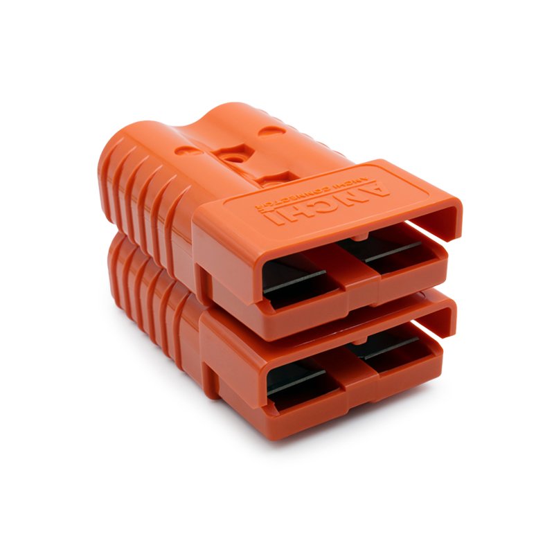 2-Pole Connector With Terminals Wire Plug 40A 50A 120A 175A 350A 600V High Current Heavy Duty Power Battery Connector