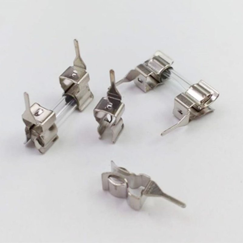 XS 1018 5 single pin 5 * 20 fuse clip base plate fuse clip circuit board fuse holder hardware clip brass connector