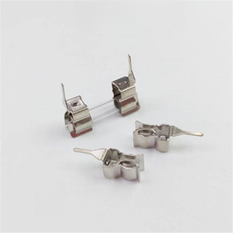XS 1018 5 single pin 5 * 20 fuse clip base plate fuse clip circuit board fuse holder hardware clip brass connector