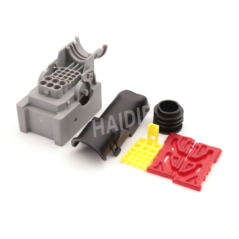 22 pin Female Waterproof Automotive Electrical Wiring Harness Plug ECU Computer board Connector 2-1823440-3