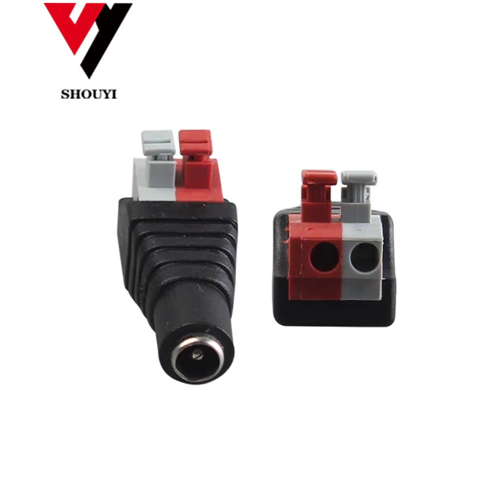 2.1 * 5.5mm DC female power socket adapter connector for CCTV camera