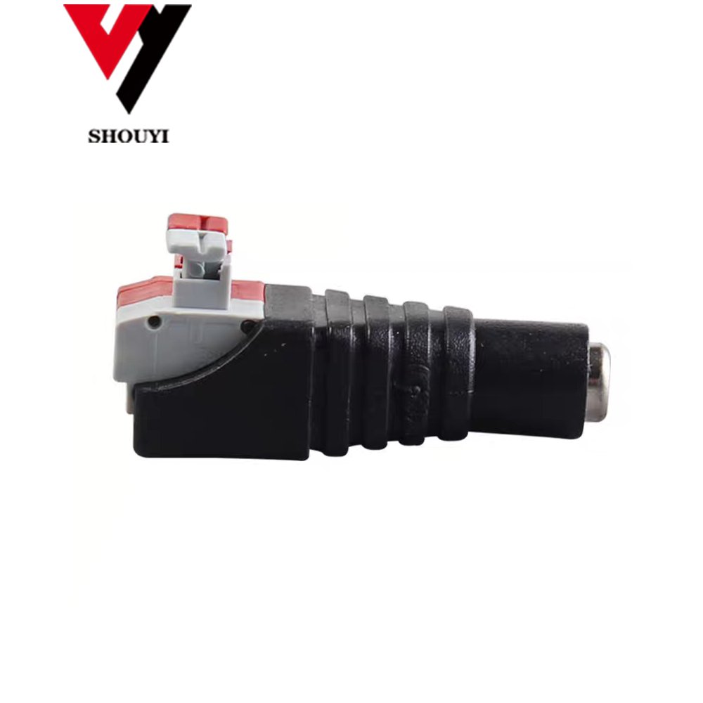 2.1 * 5.5mm DC female power socket adapter connector for CCTV camera