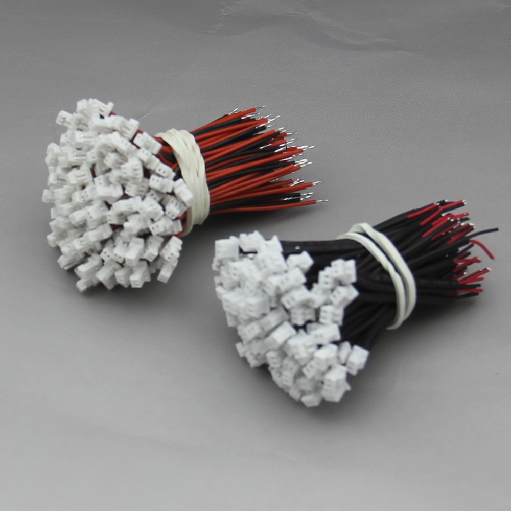 SCONDAR Customize JST 2Pin Jumper Wire With Connector PHR-2 Black/Red Wire harness B2B-PH-SM4-TB B3B-PH-SM4-TB B4B-PH-SM4-TB B5B