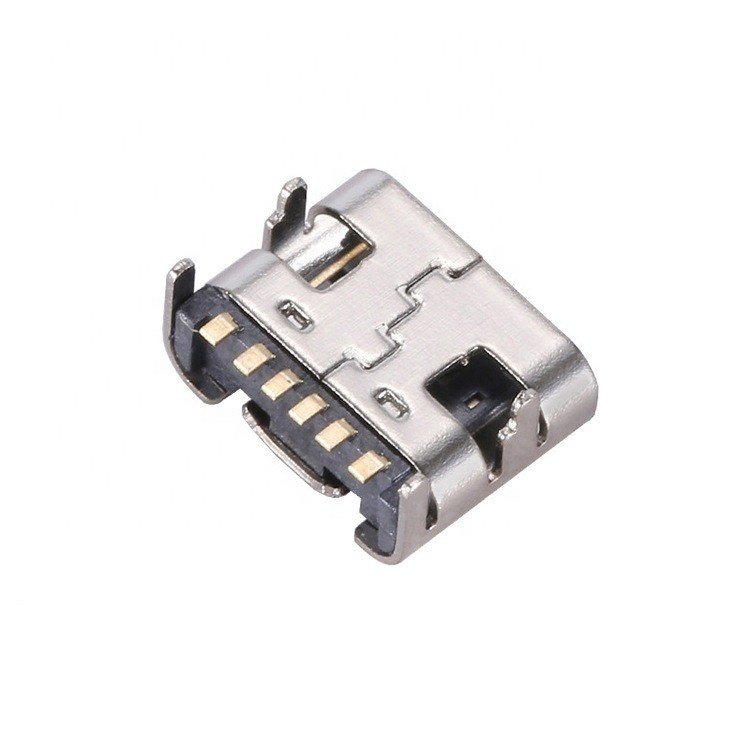 USB Type C 6-Pin Female Socket PCB Compatible Connector Essential USB Connector for PCB