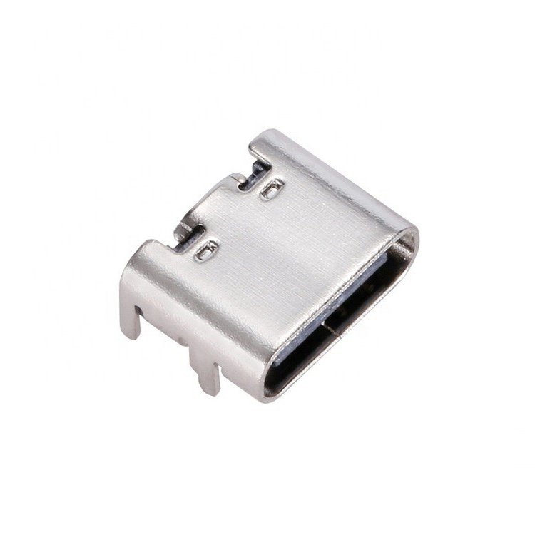 USB Type C 6-Pin Female Socket PCB Compatible Connector Essential USB Connector for PCB