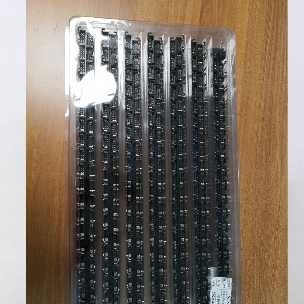 2.54mm Pitch 10pin straight box header connector