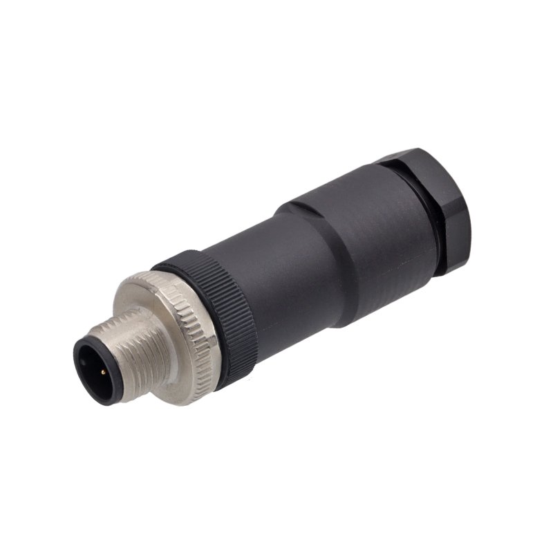 M12 straight assembly plastic plug two output cable male 4pin auto sensor signal connector one point two M12 adaptor connector