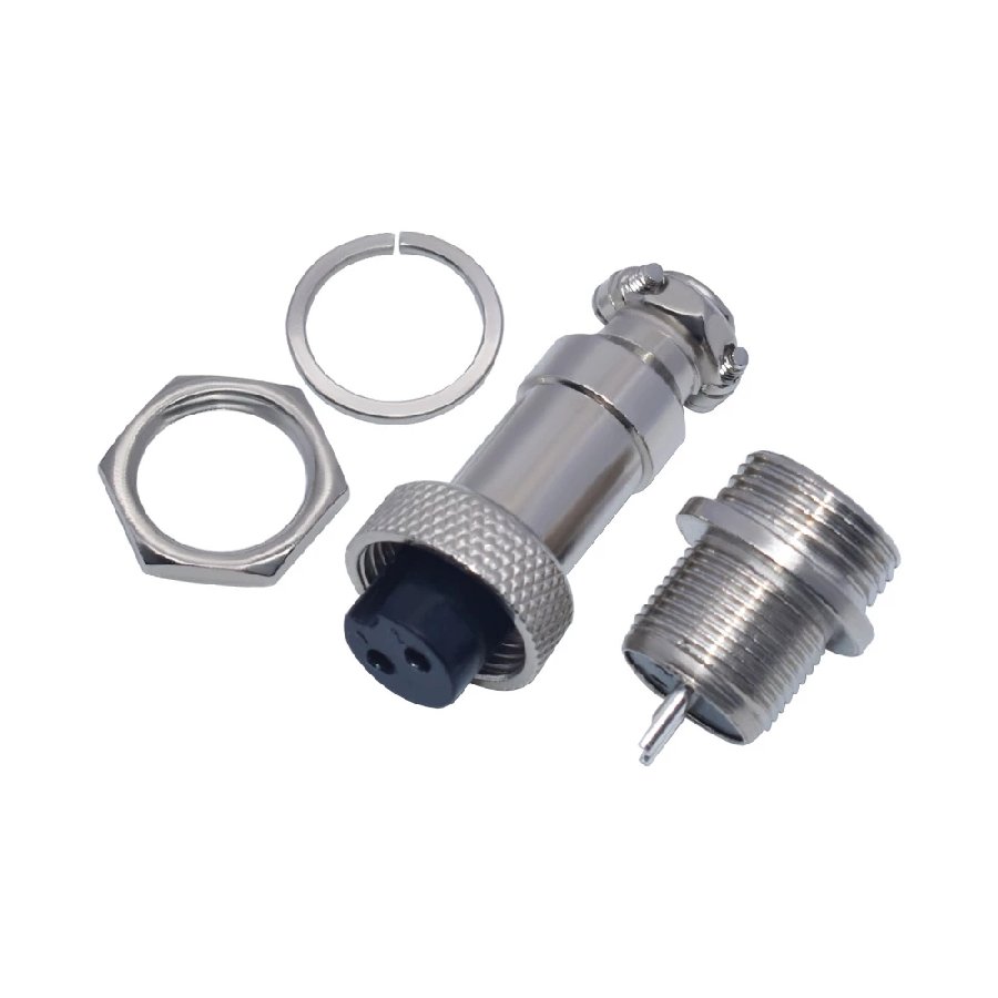 SZYJ GX12 2/3/4/5/6 Pin Male + Female 12mm 16mm L88-93 Circular Aviation Socket Plug Wire Panel Connector with Plastic Lid