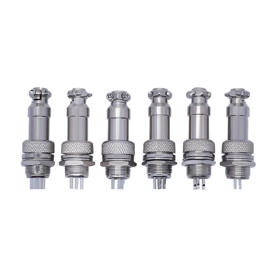 SZYJ GX12 2/3/4/5/6 Pin Male + Female 12mm 16mm L88-93 Circular Aviation Socket Plug Wire Panel Connector with Plastic Lid