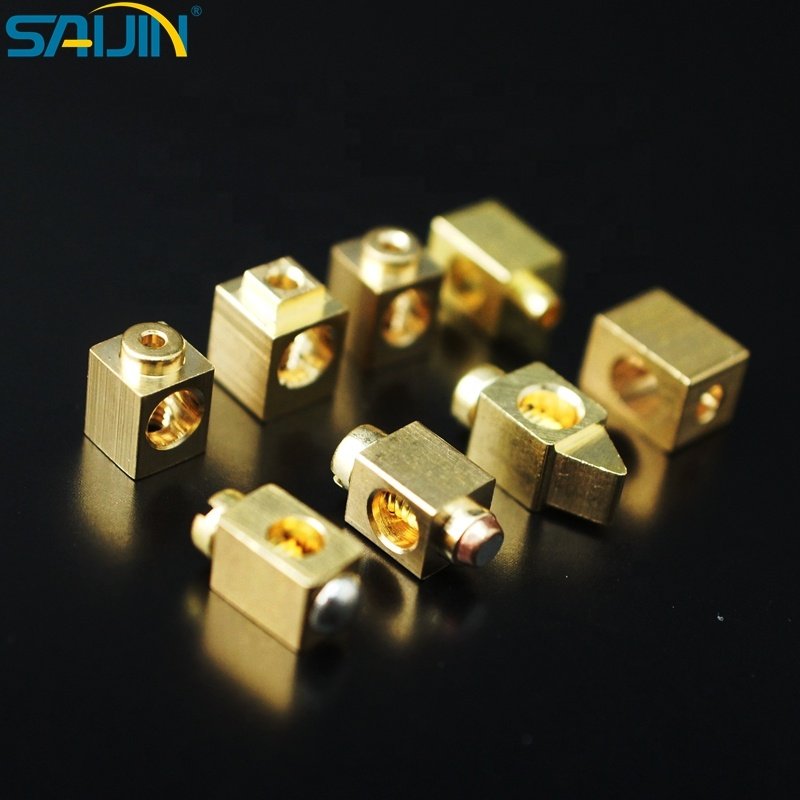 brass earth contact screw terminal block connector for wire