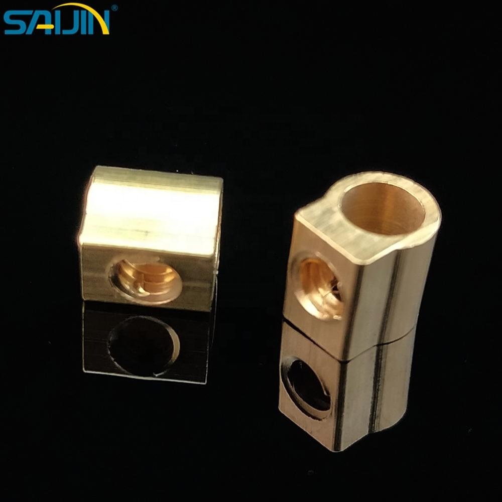 brass earth contact screw terminal block connector for wire