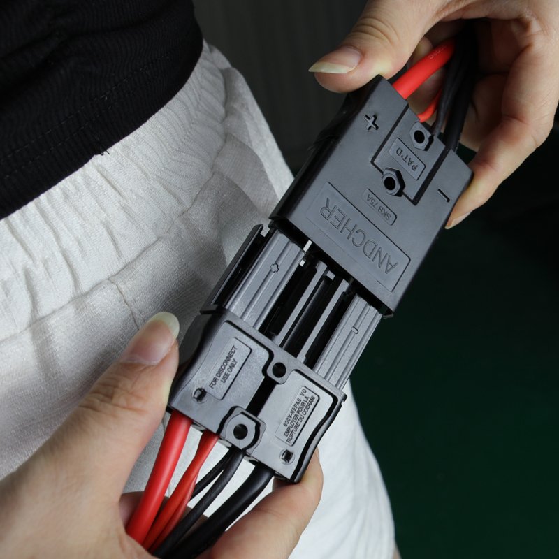 SBS75X for 75a 600v Wire power connectors Connector 75A with 4 Signal Communication Auxiliary