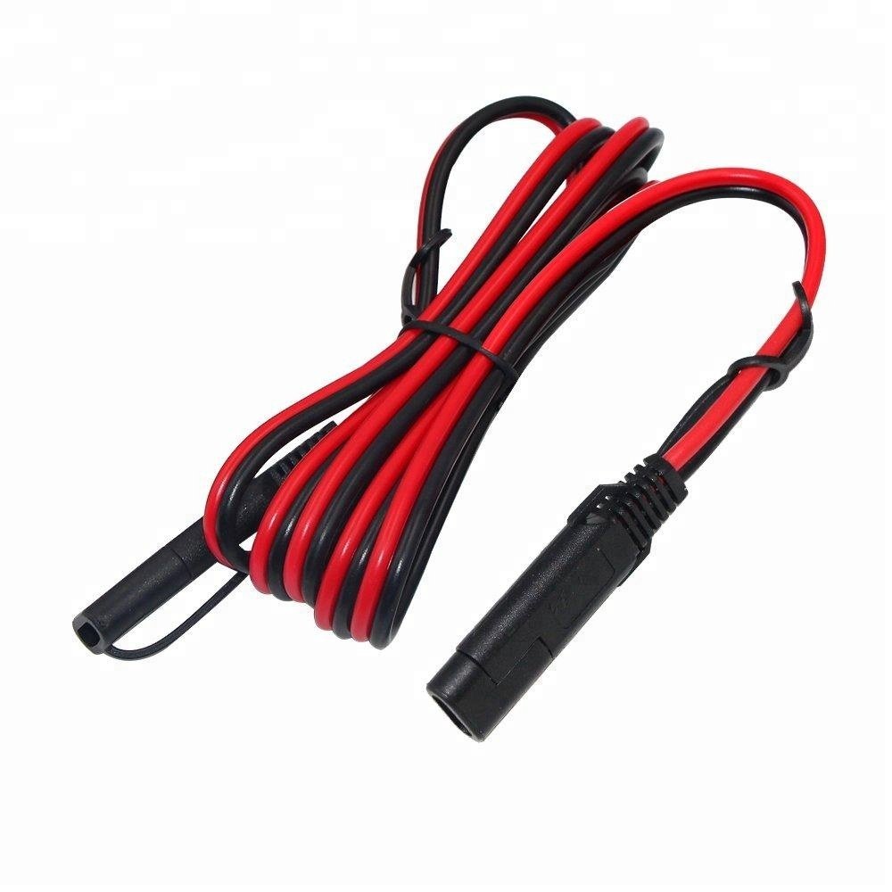 Gps Panel Plug 12v Connector 2 Pin Extension Cord Solar Cables 14awg Pvc Sae Battery Cable