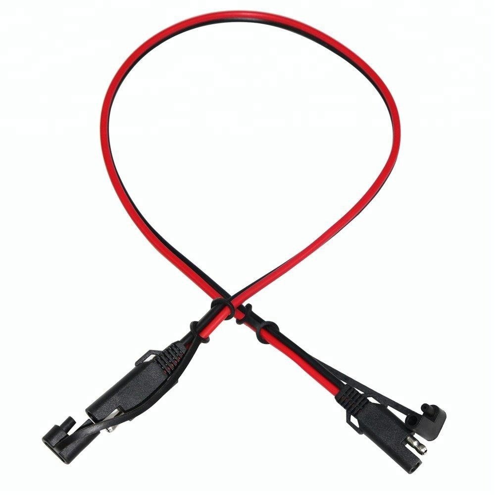 Gps Panel Plug 12v Connector 2 Pin Extension Cord Solar Cables 14awg Pvc Sae Battery Cable