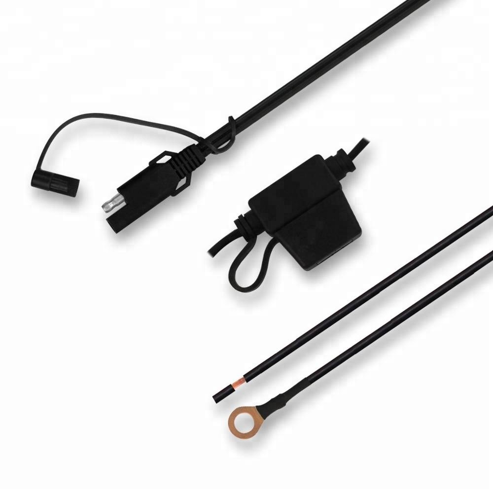 Gps Panel Plug 12v Connector 2 Pin Extension Cord Solar Cables 14awg Pvc Sae Battery Cable