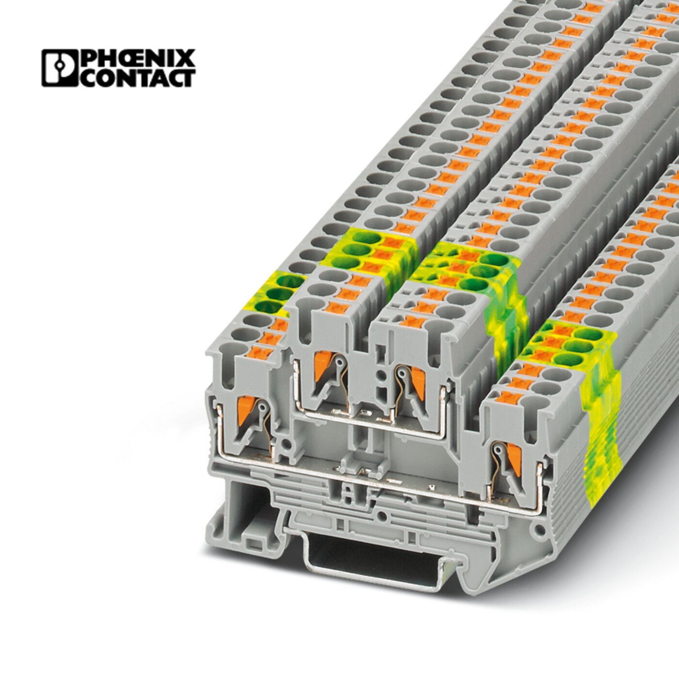 3210567 High Quality Phoenix Contact Terminal Block Pttb 2.5 Push-in Double Level Wire Connector Terminal Block