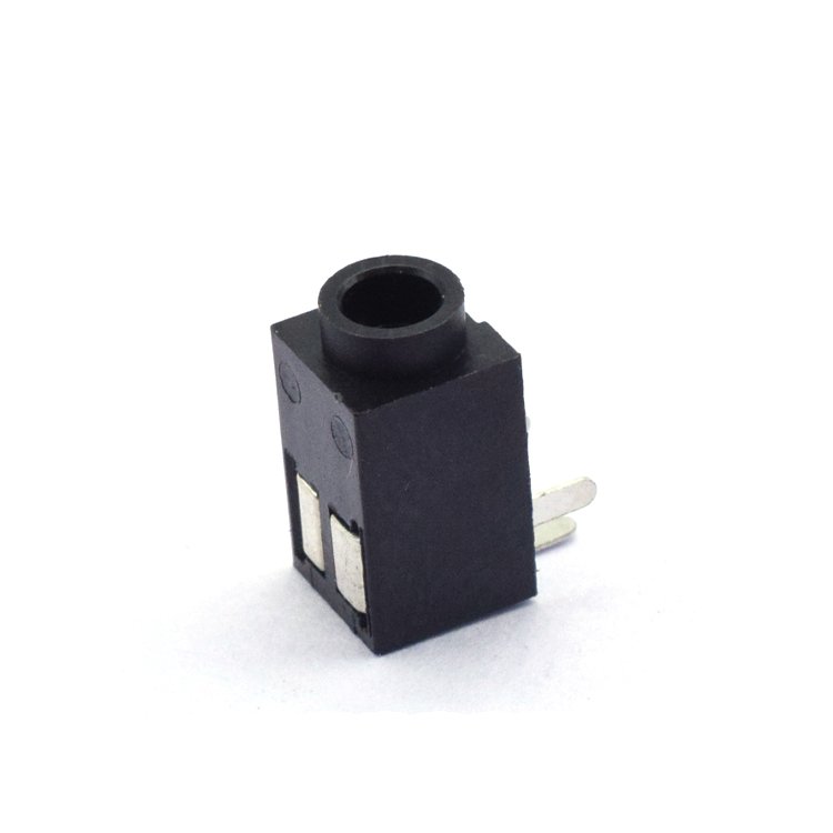 high quality PJ-210 3 pin plastic head Female headphone holder socket Connector 3 Pin DIP Headphone Jack Socket 30V 0.2A