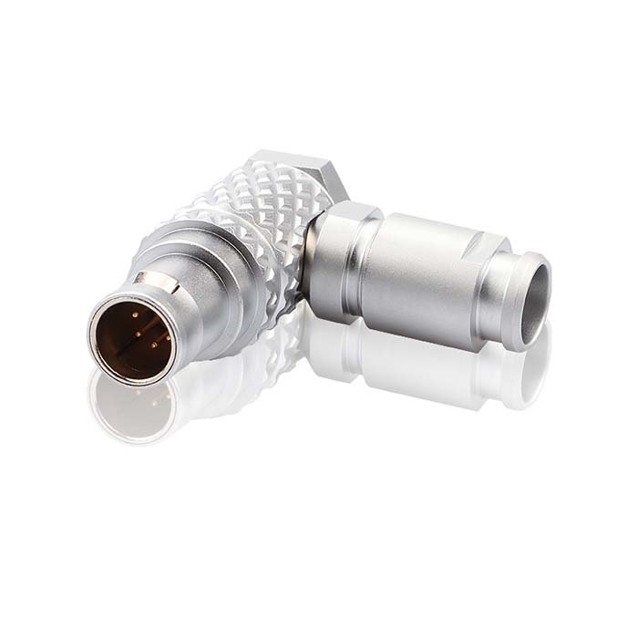 0BT3 Elbow 90 Degree Plug Precision connector FHG Push Pull Connector