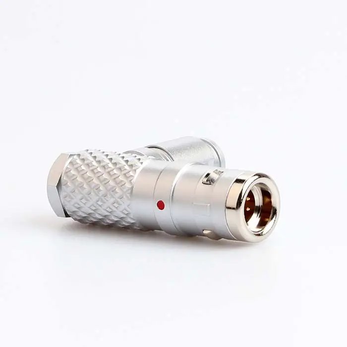 0BT3 Elbow 90 Degree Plug Precision connector FHG Push Pull Connector