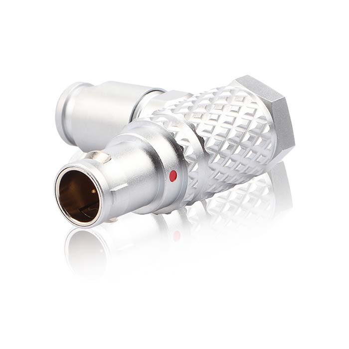 0BT3 Elbow 90 Degree Plug Precision connector FHG Push Pull Connector