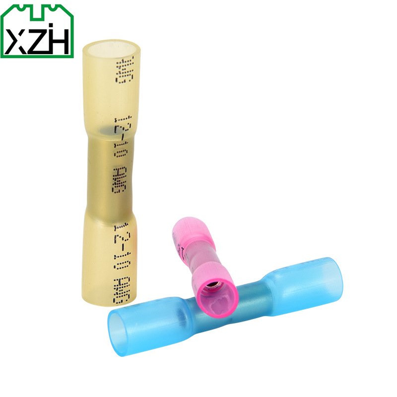 Heat Shrink Butt Wire Terminals Heat Shrink Crimp Splice Insulation Wire Terminals Crimp Connectors Automotive Wire Terminal