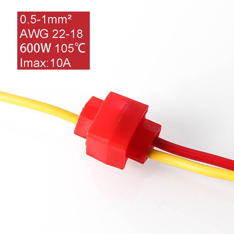 Scotch Lock Fast Connector AWG22-18 Without Breaking Electrical Insulated Quick Splice Crimp Terminals For Wiring