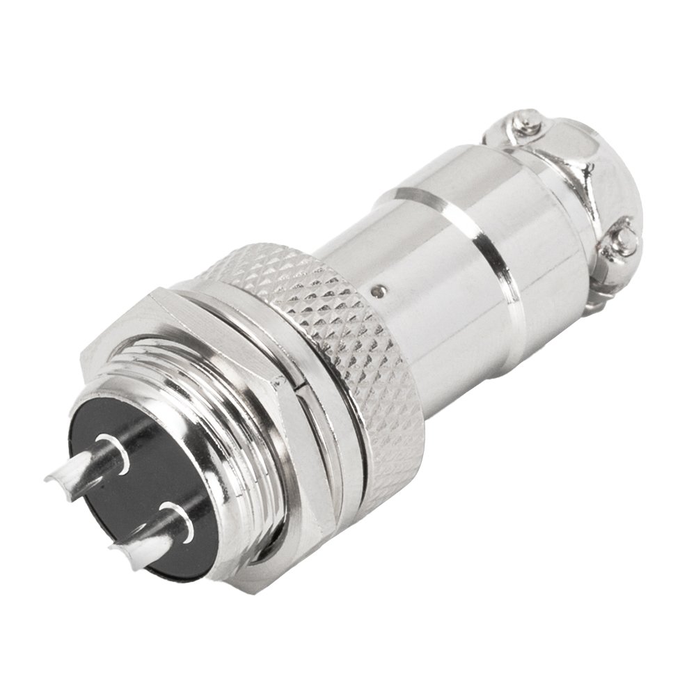 16MM Gx16-2 Female Aviation Electrical Connectors 2 Pin Aviator Connector GX16 For Navigation Cable Connector