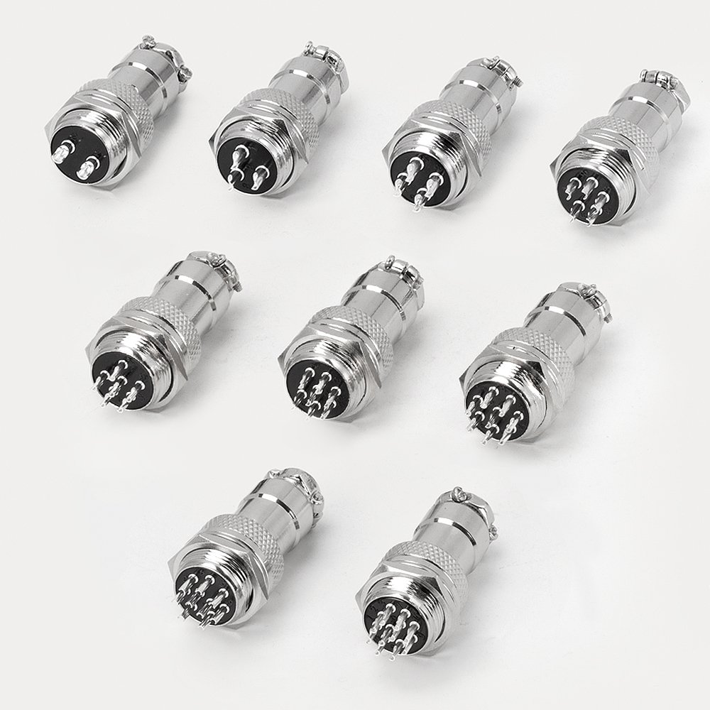 16MM Gx16-2 Female Aviation Electrical Connectors 2 Pin Aviator Connector GX16 For Navigation Cable Connector