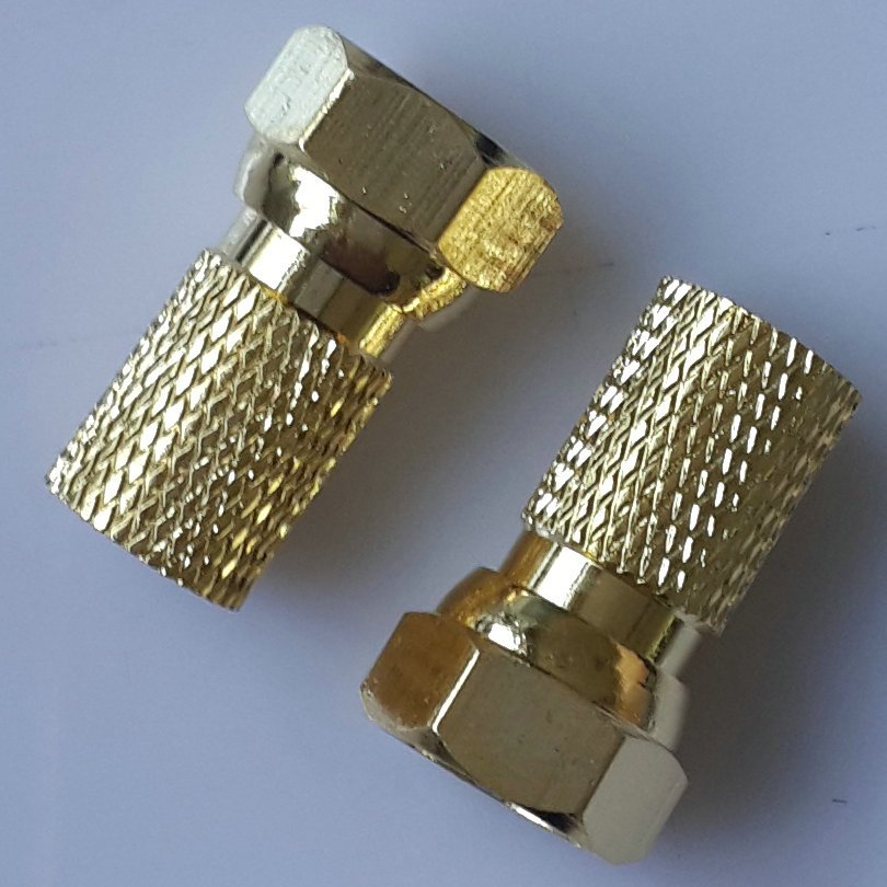 high end rg6 rg59 antenna f rf tv male female jack plug cable connector