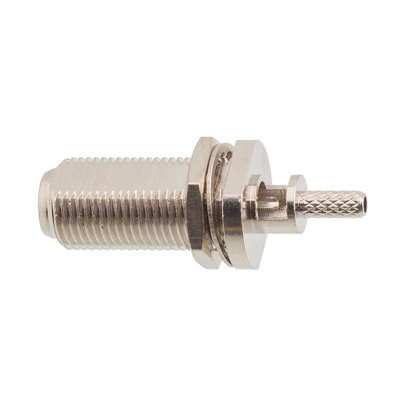 Wholesale smart security product RG6 cable plug F-K1.5 20MM female long Screw coax F connector