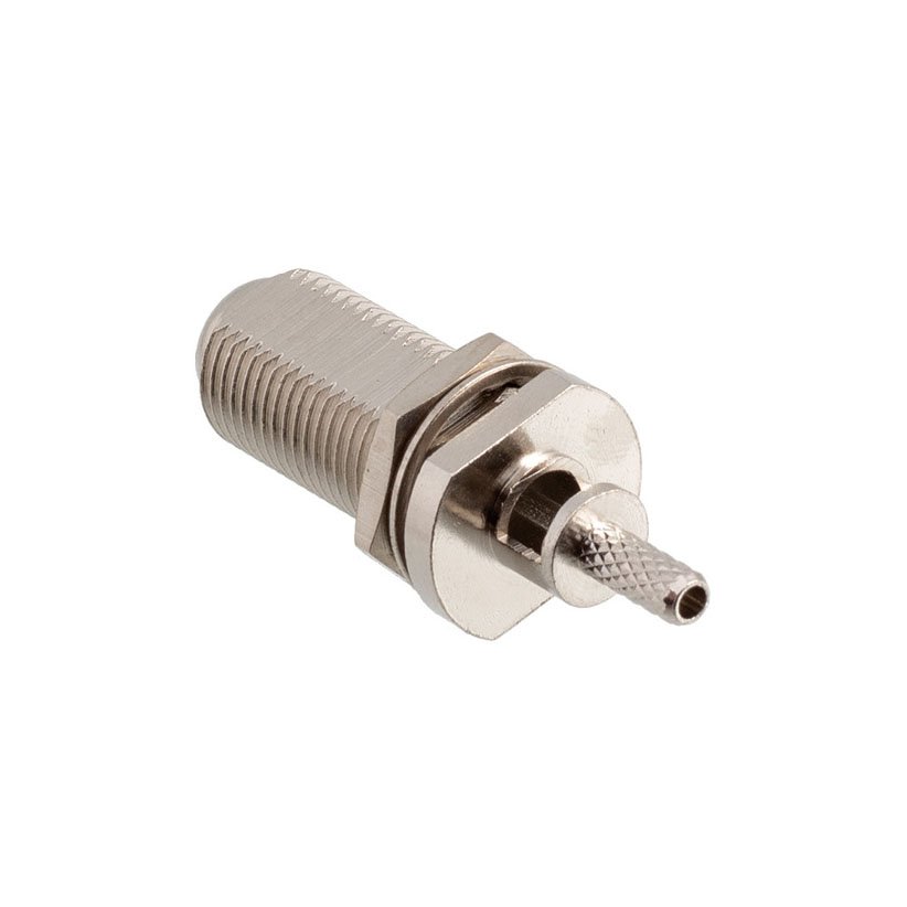 Wholesale smart security product RG6 cable plug F-K1.5 20MM female long Screw coax F connector