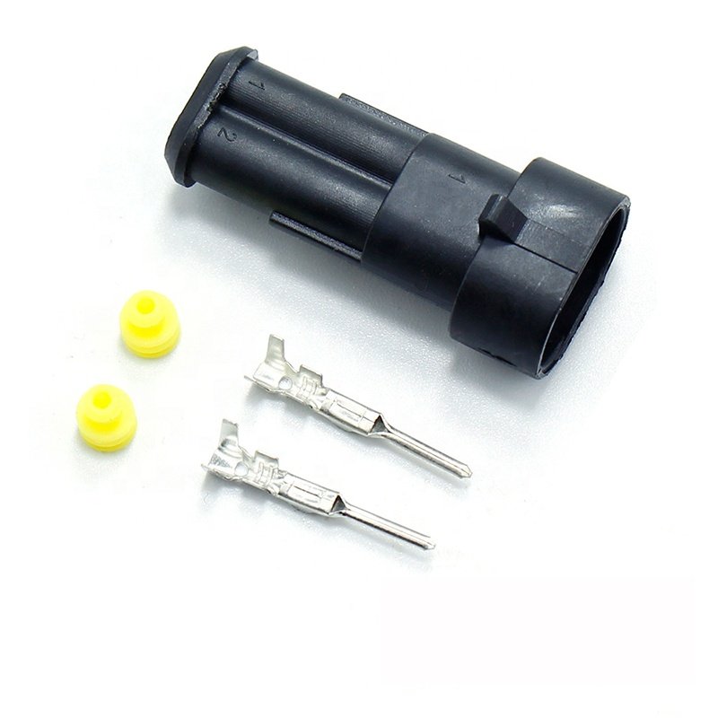282080-1 Super seal 1.5 mm Series 2 pin female waterproof connector 2820801