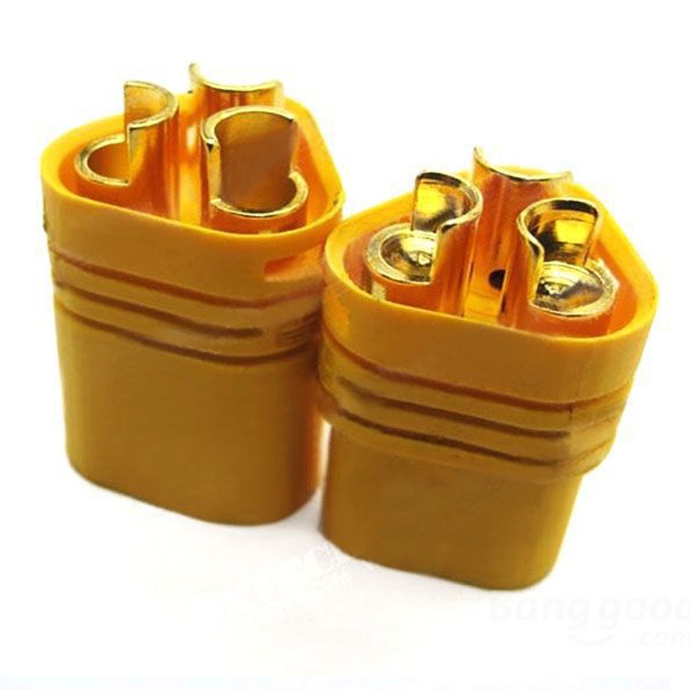 MT60 Male Female 3.5MM 3 Pin Pole Bullet Connector Power Plug Sockets MT60 Connector For RC Battery Motor