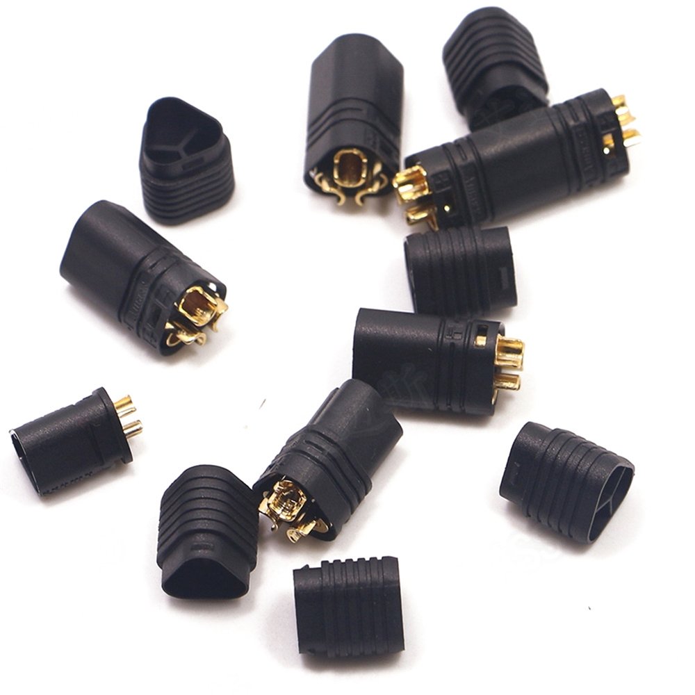 MT60 Male Female 3.5MM 3 Pin Pole Bullet Connector Power Plug Sockets MT60 Connector For RC Battery Motor