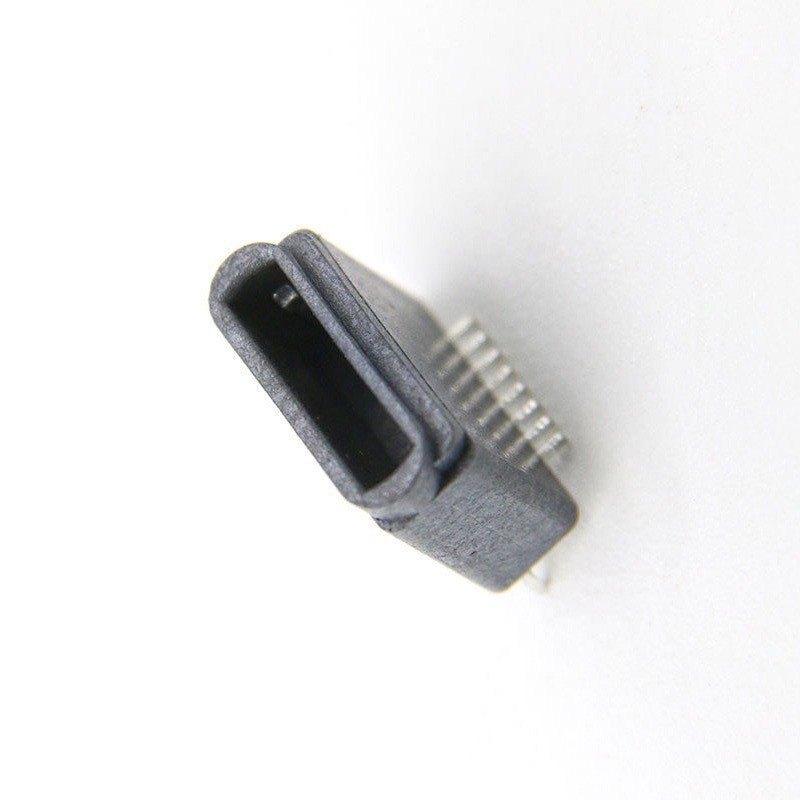 Micro USB Type c 8P Female Socket Connector 180 Degree Vertical SMT for Iphone Charging and Data Transmission