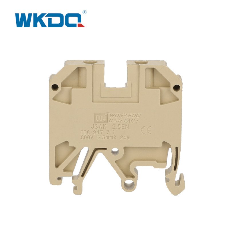 JSAK 2.5EN Din rail 2.5mm Screw Connector Terminal Blocks 50pcs/lot