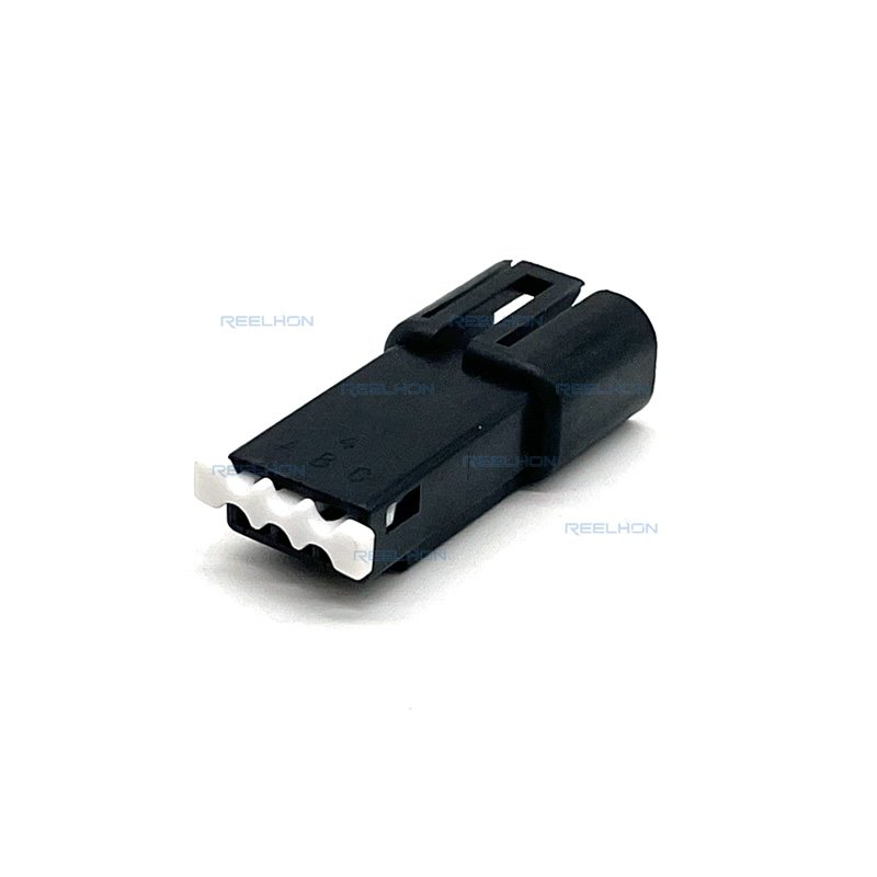 3 Pin Socket Delphi 12047782 Automotive Plug Black Unsealed Male Auto Connector