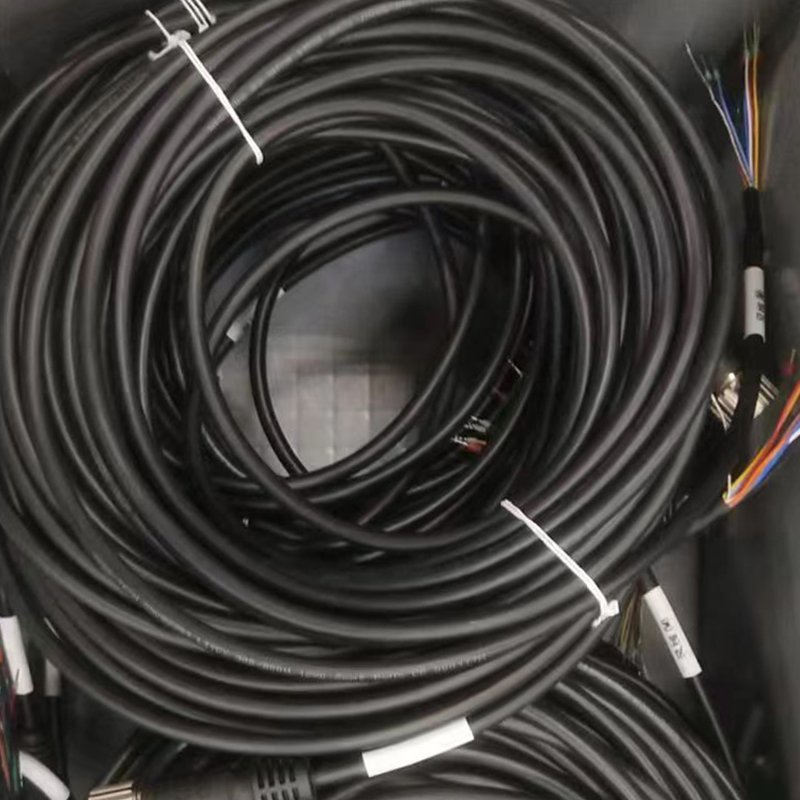 Customized M23 Connector Cable For Draught Fan 12pin Pvc With Sheilding Cable With Custom Logo