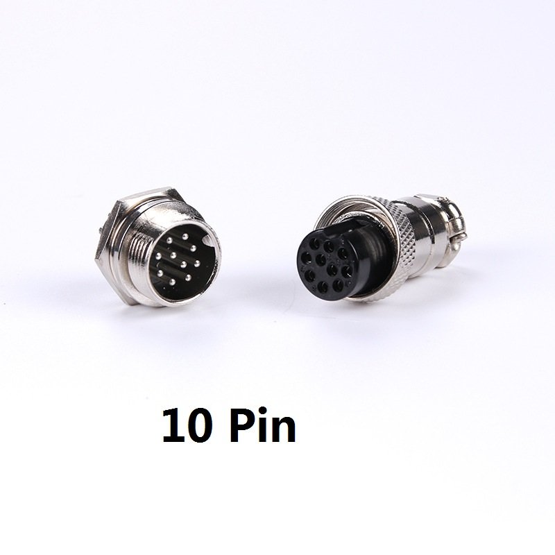 Metal Connector Aviation Socket GX12 GX16 Cable Connector