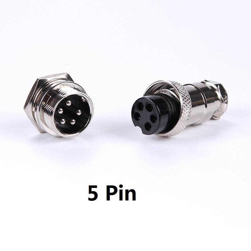 Metal Connector Aviation Socket GX12 GX16 Cable Connector