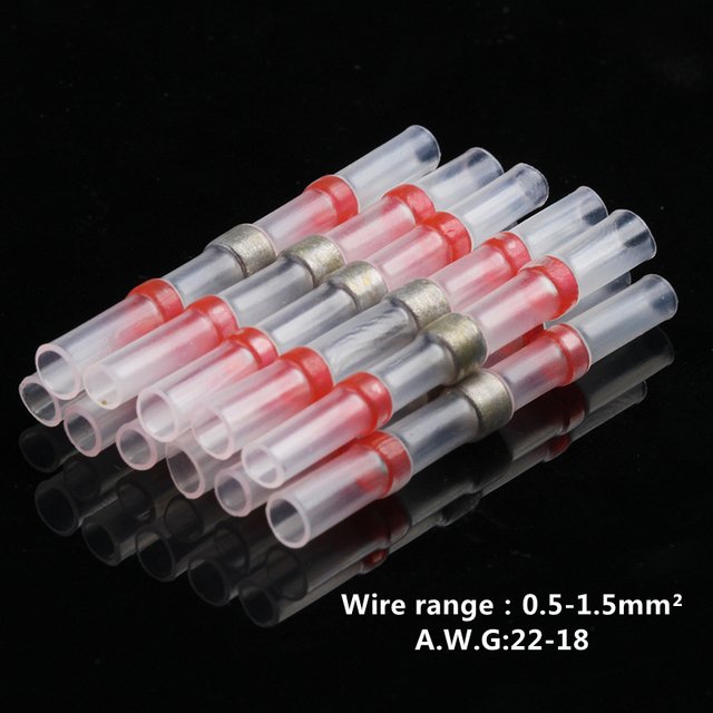 DEEM Heat Shrink Solder Sleeves for Electrical parts of Solder Butt Splices solder wire connectors